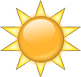 It is sunny out today!